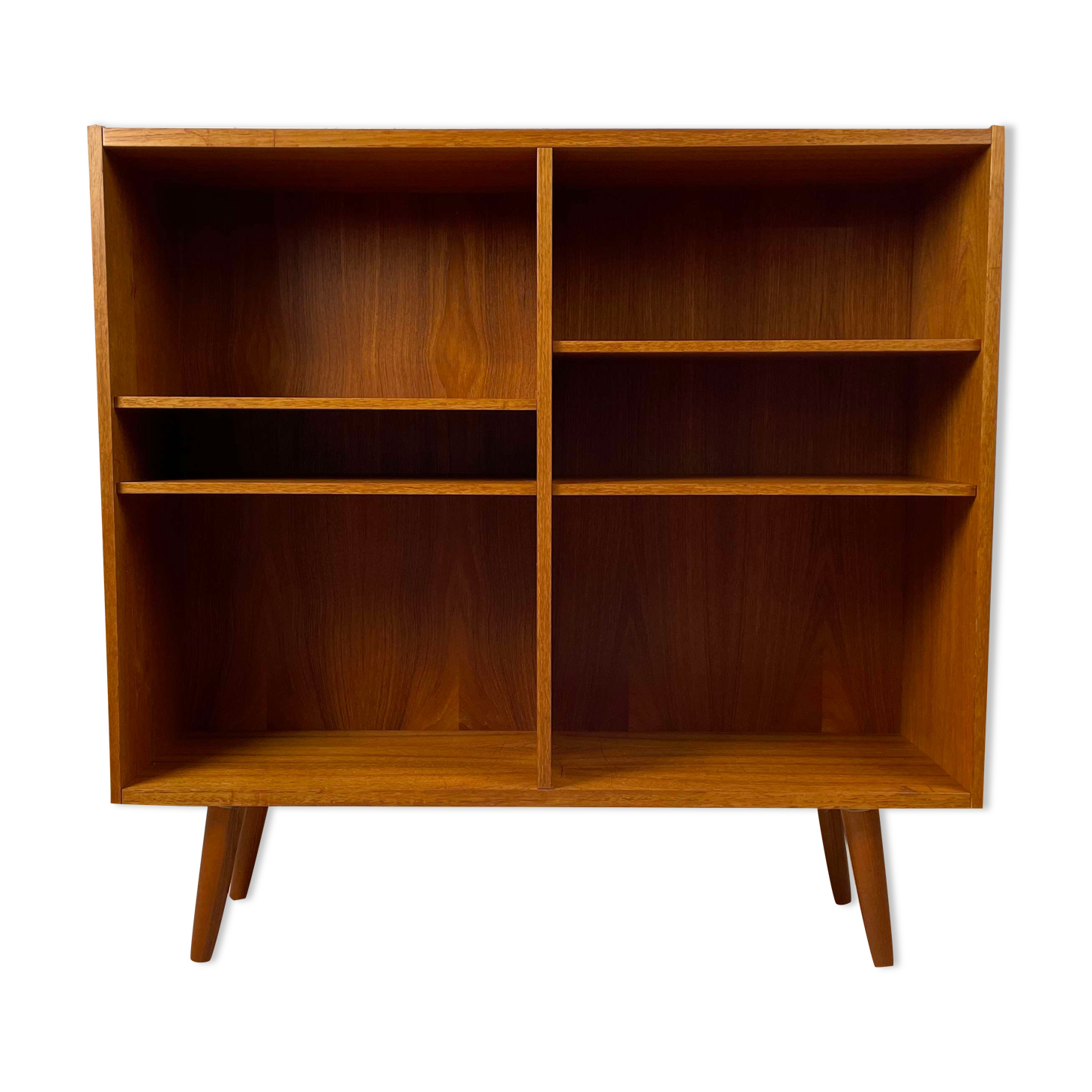 Vintage Scandinavian teak bookcase, 60s