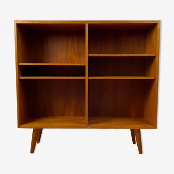 Vintage Scandinavian teak bookcase, 60s