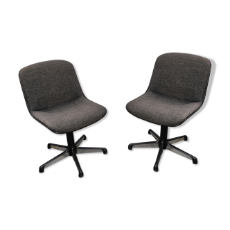 Pair of comforto armchairs