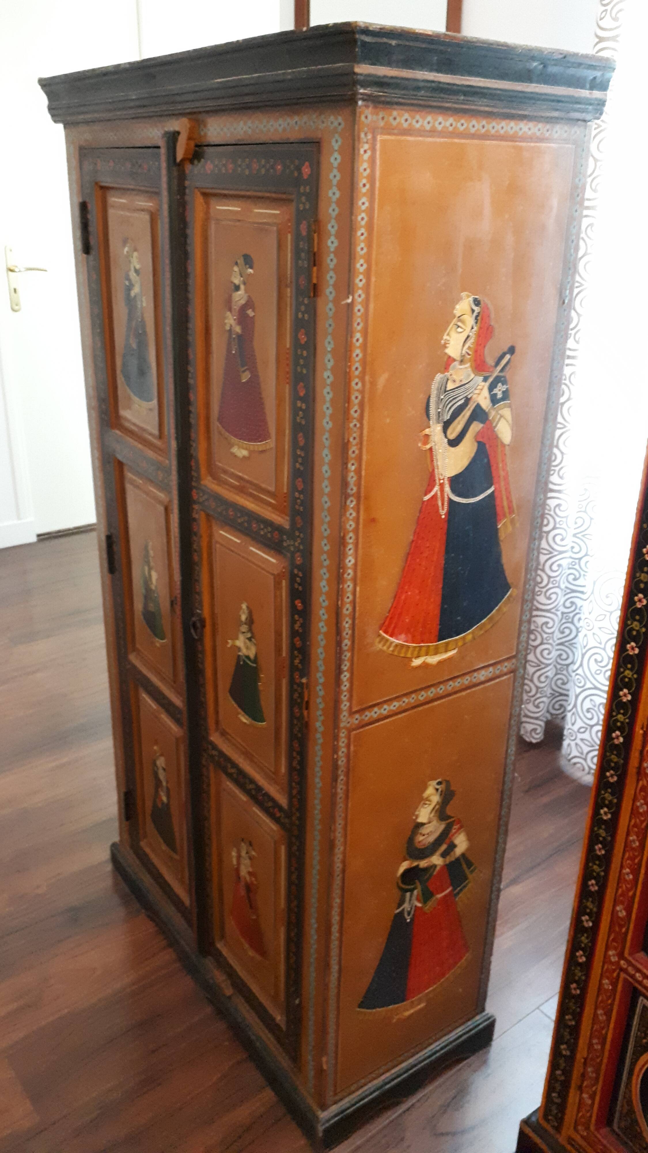 Indian wardrobe - handcrafted, hand-painted