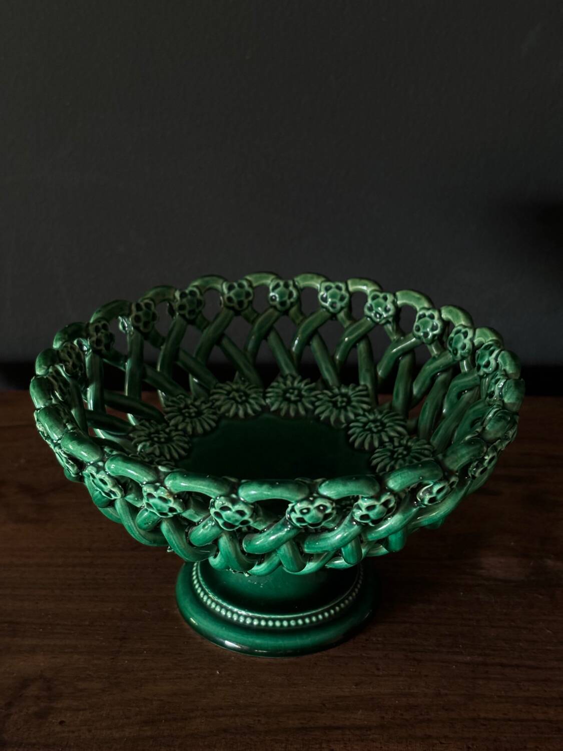 Pichon House woven ceramic basket