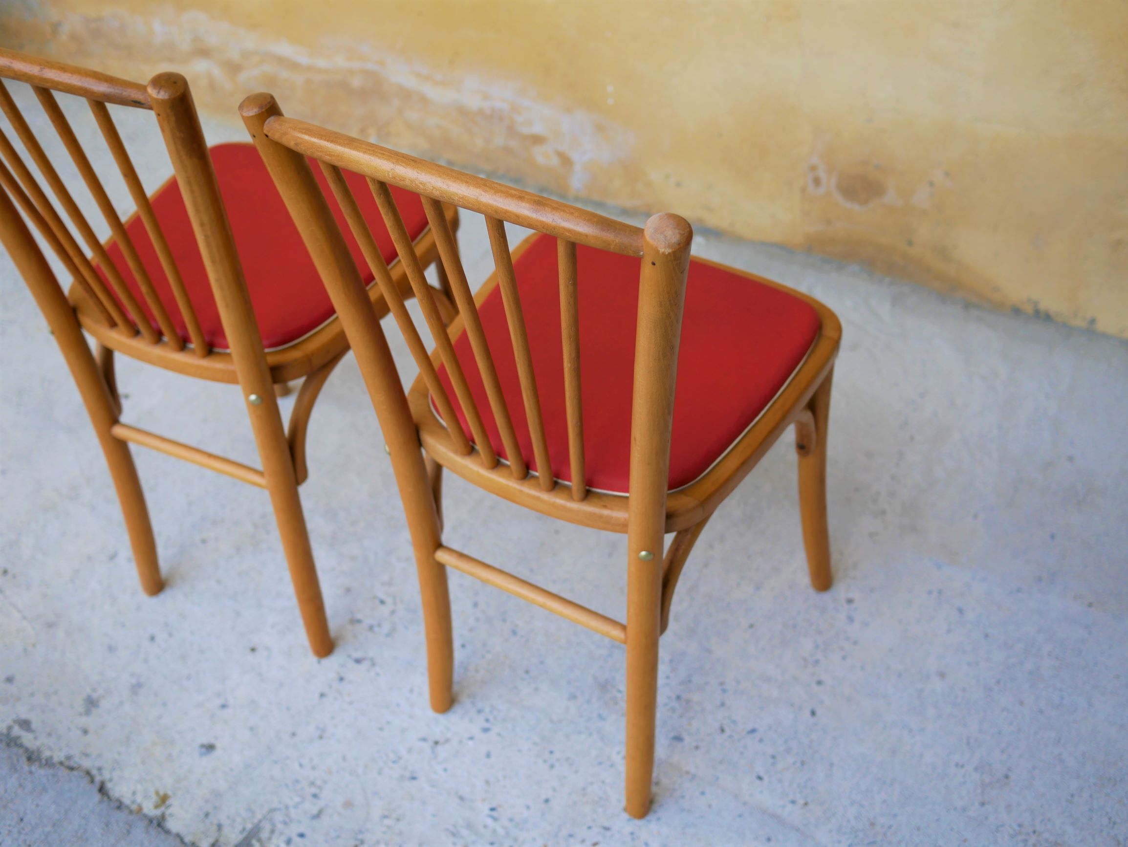 Pair of vintage bistro chairs