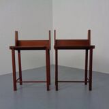 Danish Teak Nightstands, 1960s, Set of 2