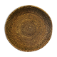 Panière en paille tressée