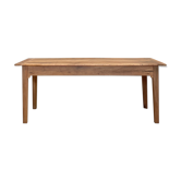 Vintage farmhouse table with spindle legs.