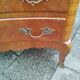 Commode ancienne en bois et marbre style Louis XV