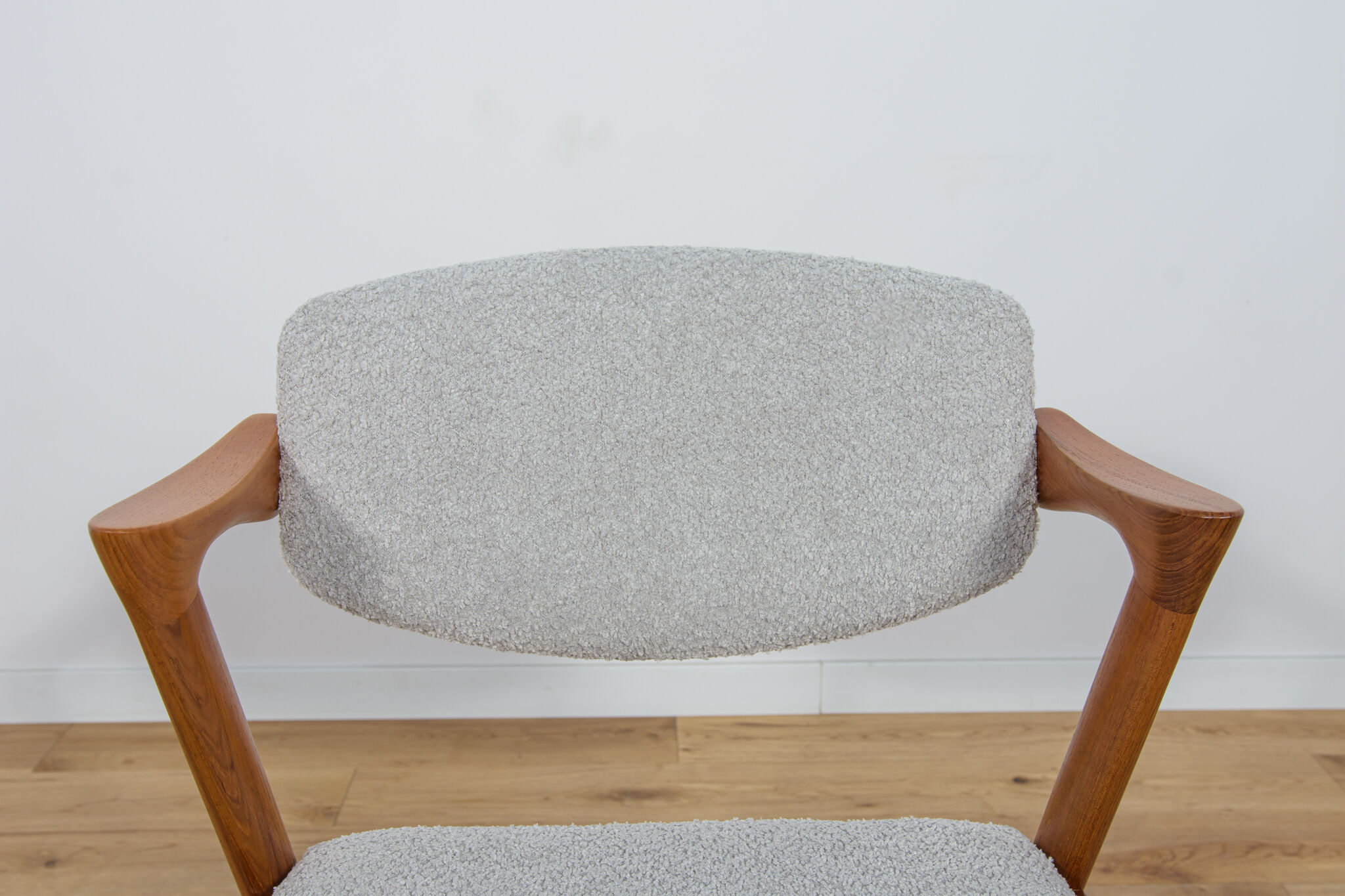 Mid Century Teak Model 42 Dining Chairs by Kai Kristiansen for Schou Andersen, 1960s, Set of 4