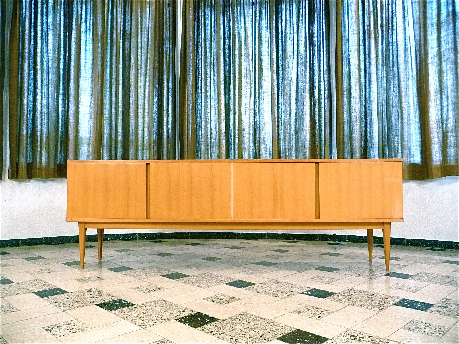 Large Minimalist Design Sideboard from WK Wohnen, Germany early 1960s