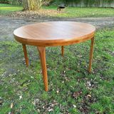 Circular teak table - Denmark 1960s