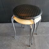 Paire de tabourets bas vintage