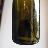 Bouteille ancienne en verre soufflé