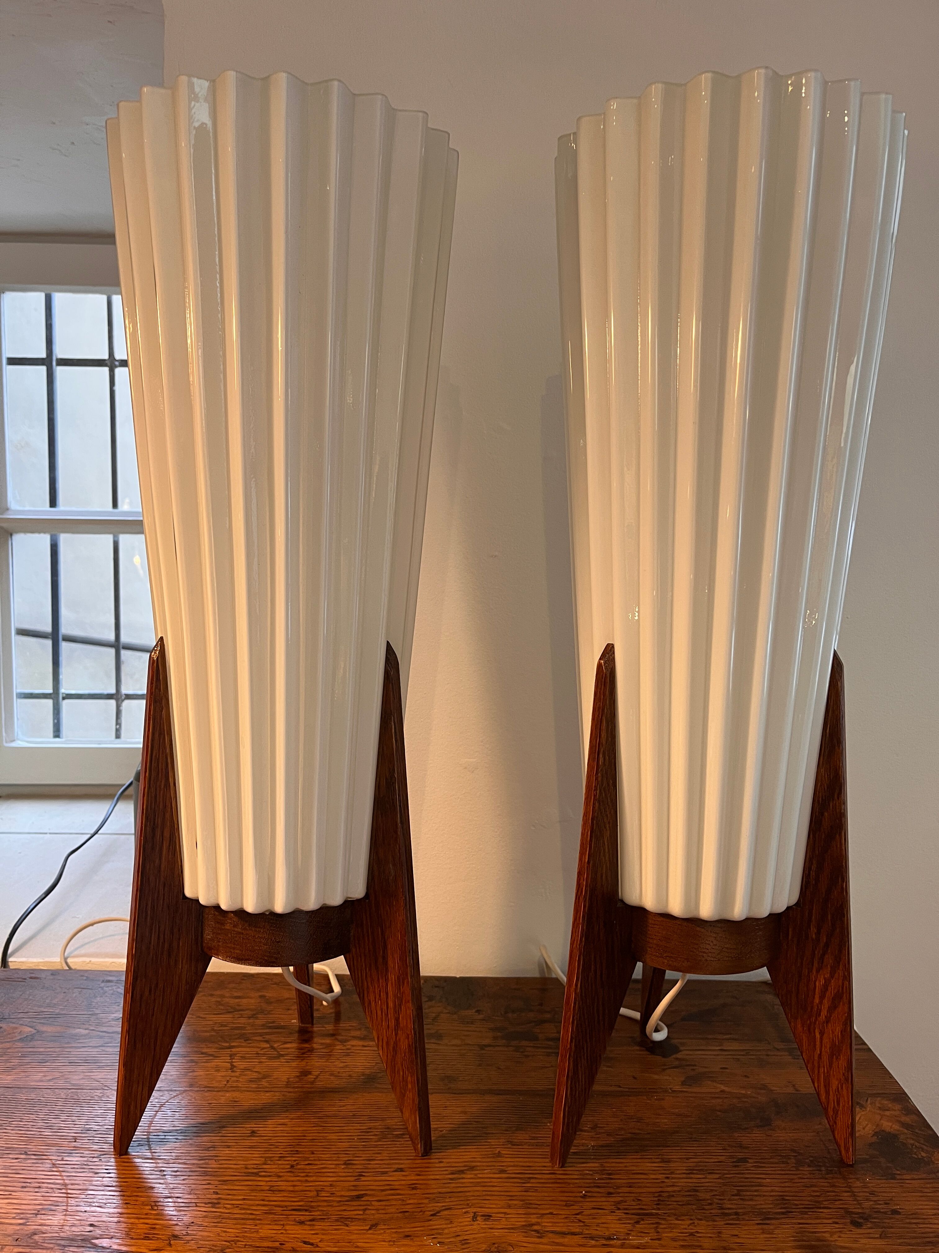 Lampe tripode scandinave design  années 70/80