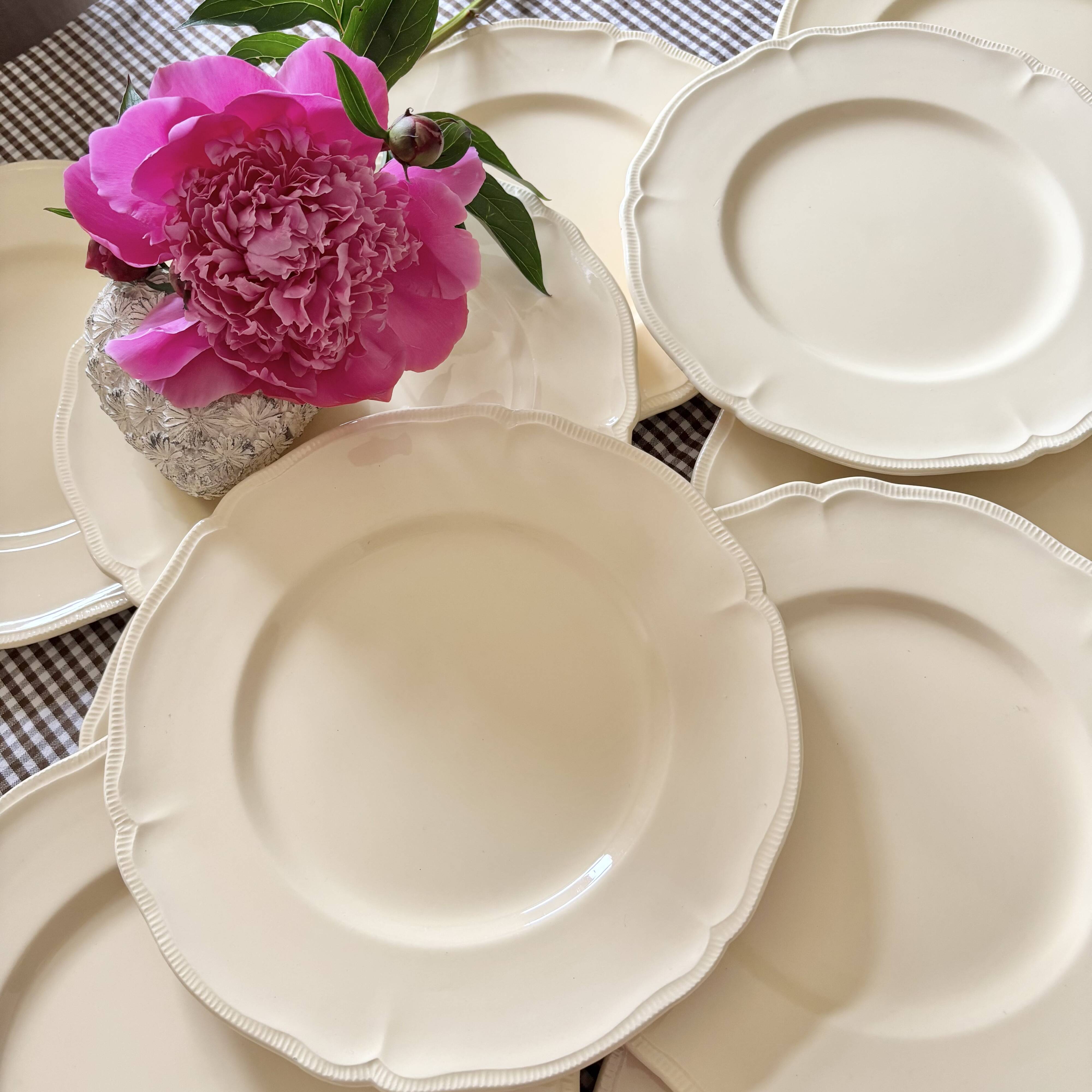 Set of Longchamp dinner plates (Terre de Fer)