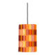Vintage Danish pendant light Facet pop by Louis Weisdorf, Lyfa, 1972