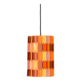 Suspension danoise vintage Facet pop de Louis Weisdorf, Lyfa, 1972