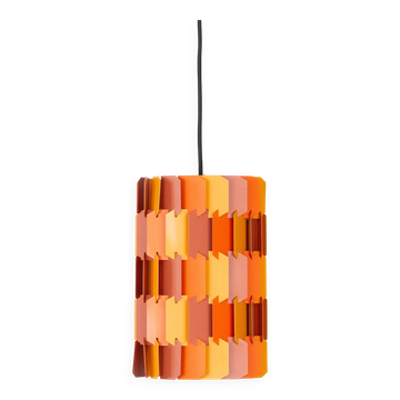 Vintage Danish pendant light Facet pop by Louis Weisdorf, Lyfa, 1972