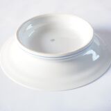 Flowered porcelain compotier