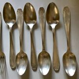 Art deco silver metal covers 34 pieces