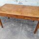 Oak desk table 1950 2 drawers -1m30