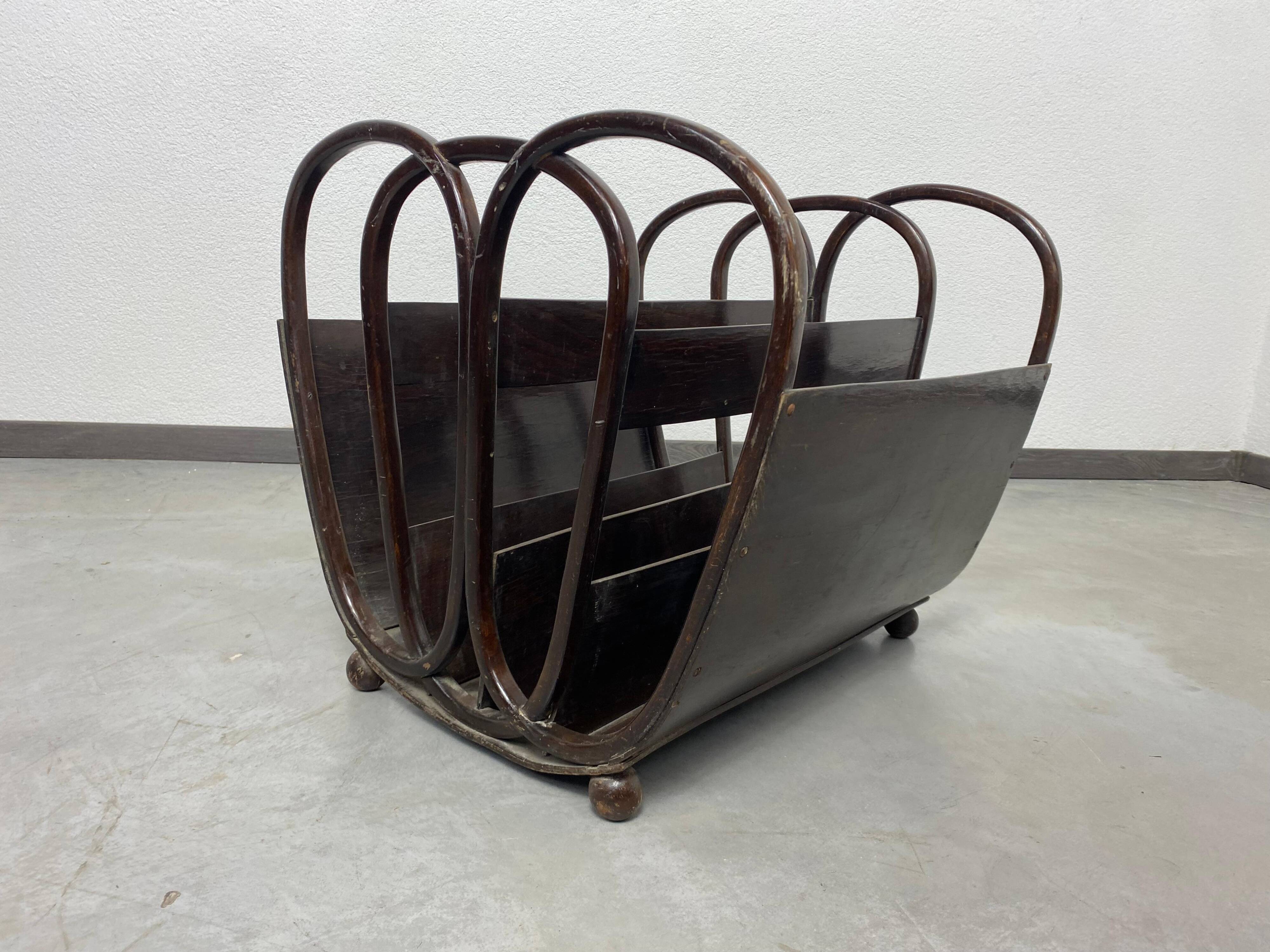 Magazine rack no. 1069 by Koloman Moser for J&J Kohn