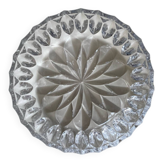 Round glass salad bowl