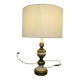 Large baroque lamp in polychrome wood, 1960s