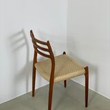 4 chairs model 78 by Nils O. Moller 1960
