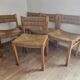 Suite de 5 chaises Pierre Gautier-Delaye, Meubles Week-End, années 60