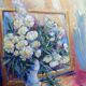 Oil Painting Modern Bouquet of Flowers Signed 61 x 50 cms