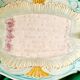 Rare and exquisite oval asparagus dish in Barbotine earthenware (majolica).