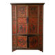 Traditional red Asian furniture