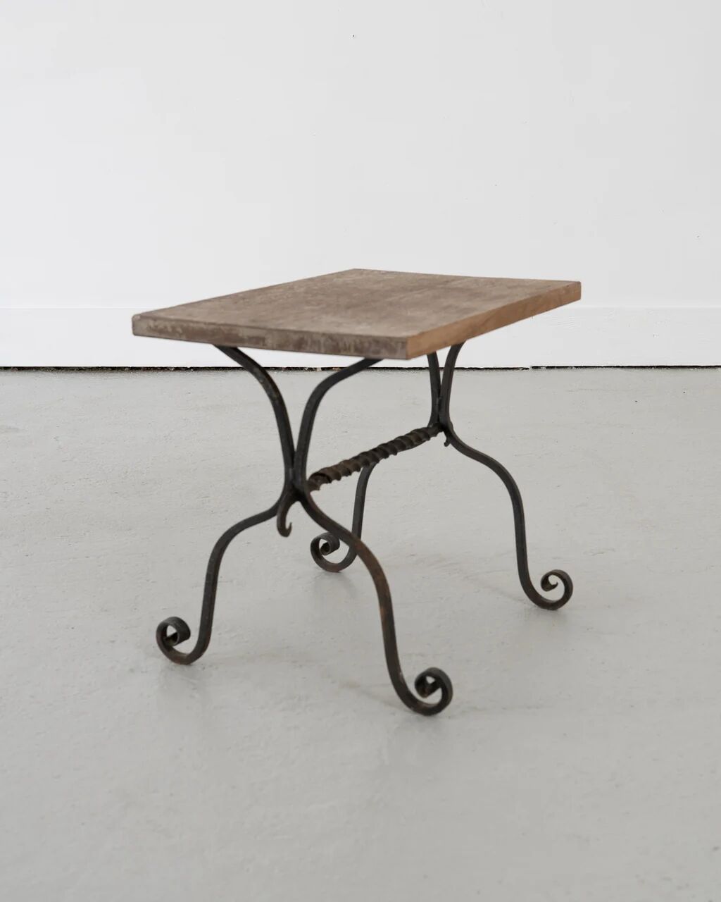 Early 20th century wrought iron side table