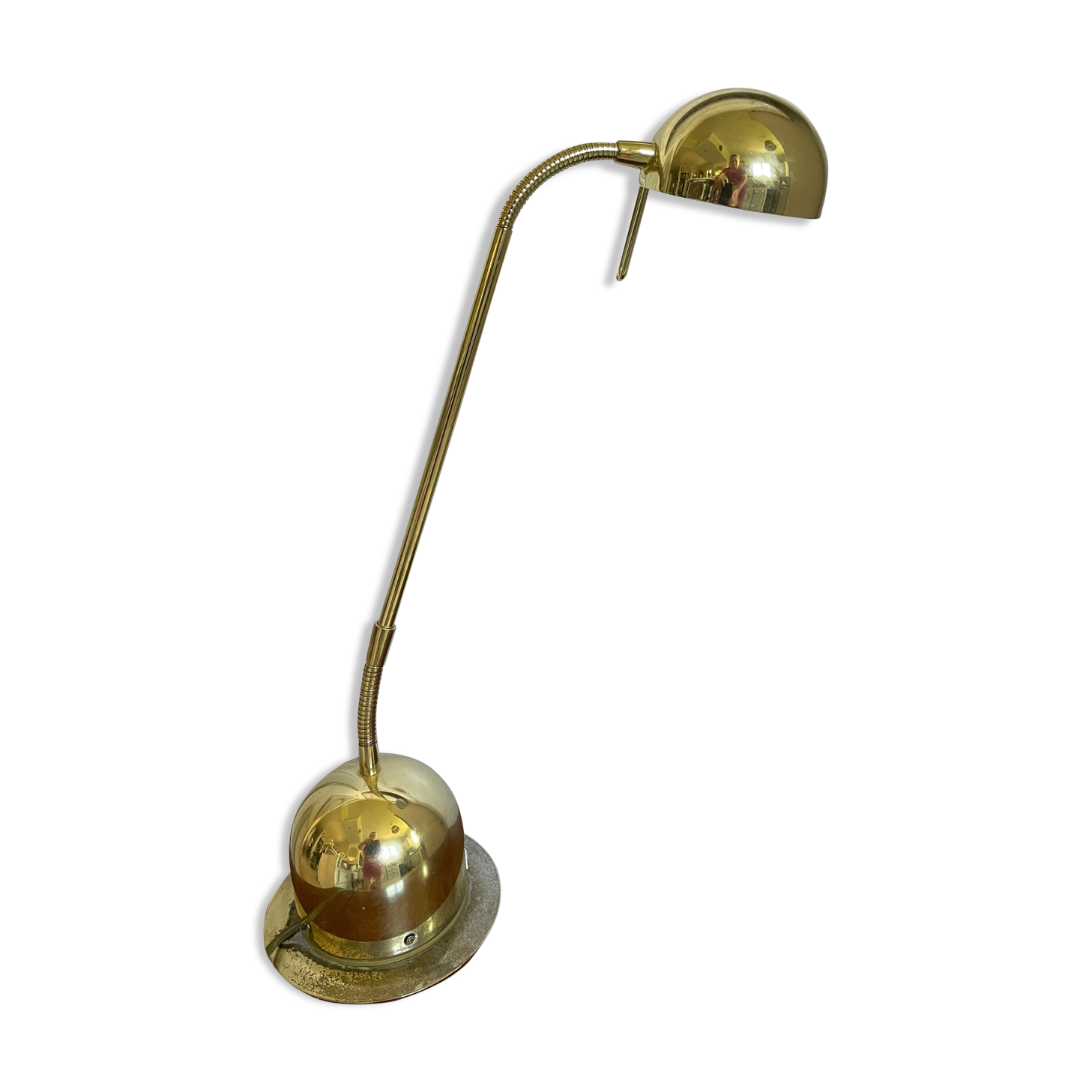 Vintage gold desk lamp