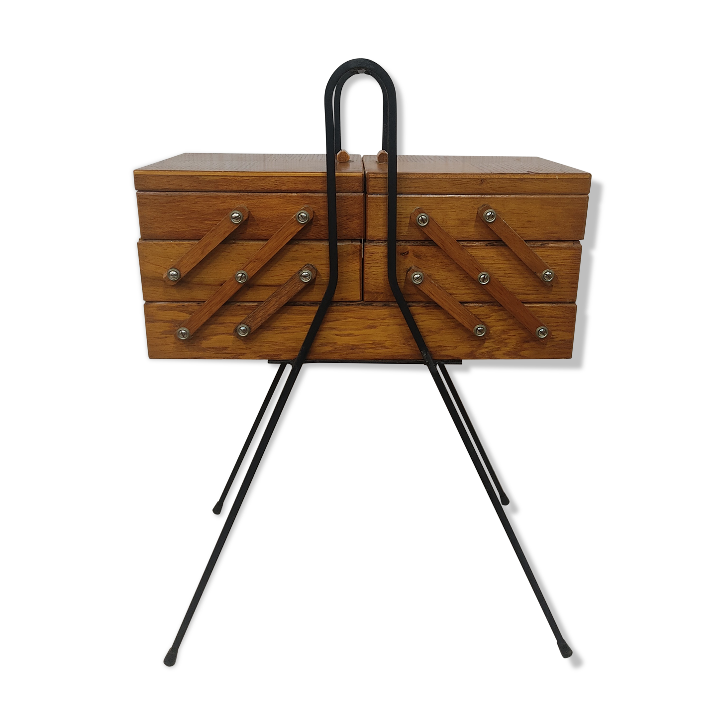 Vintage worker compass feet