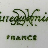 Pair of large Sarreguemines cake dishes