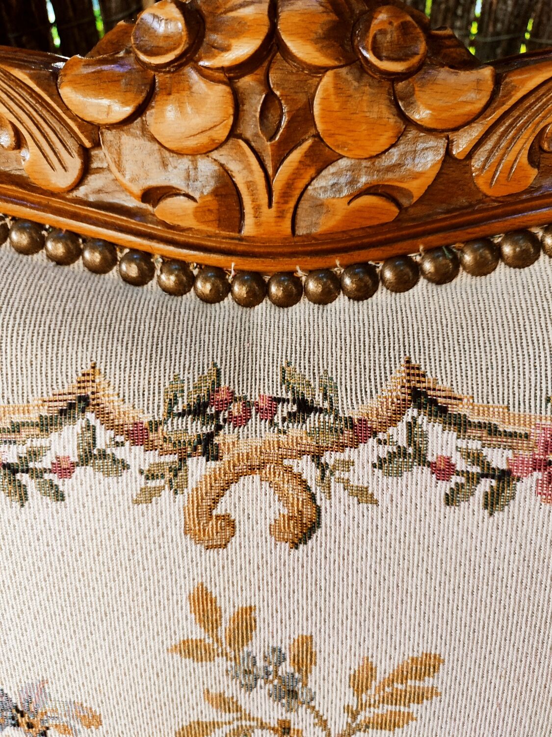 Bohemian headboard with tapestry