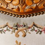 Bohemian headboard with tapestry