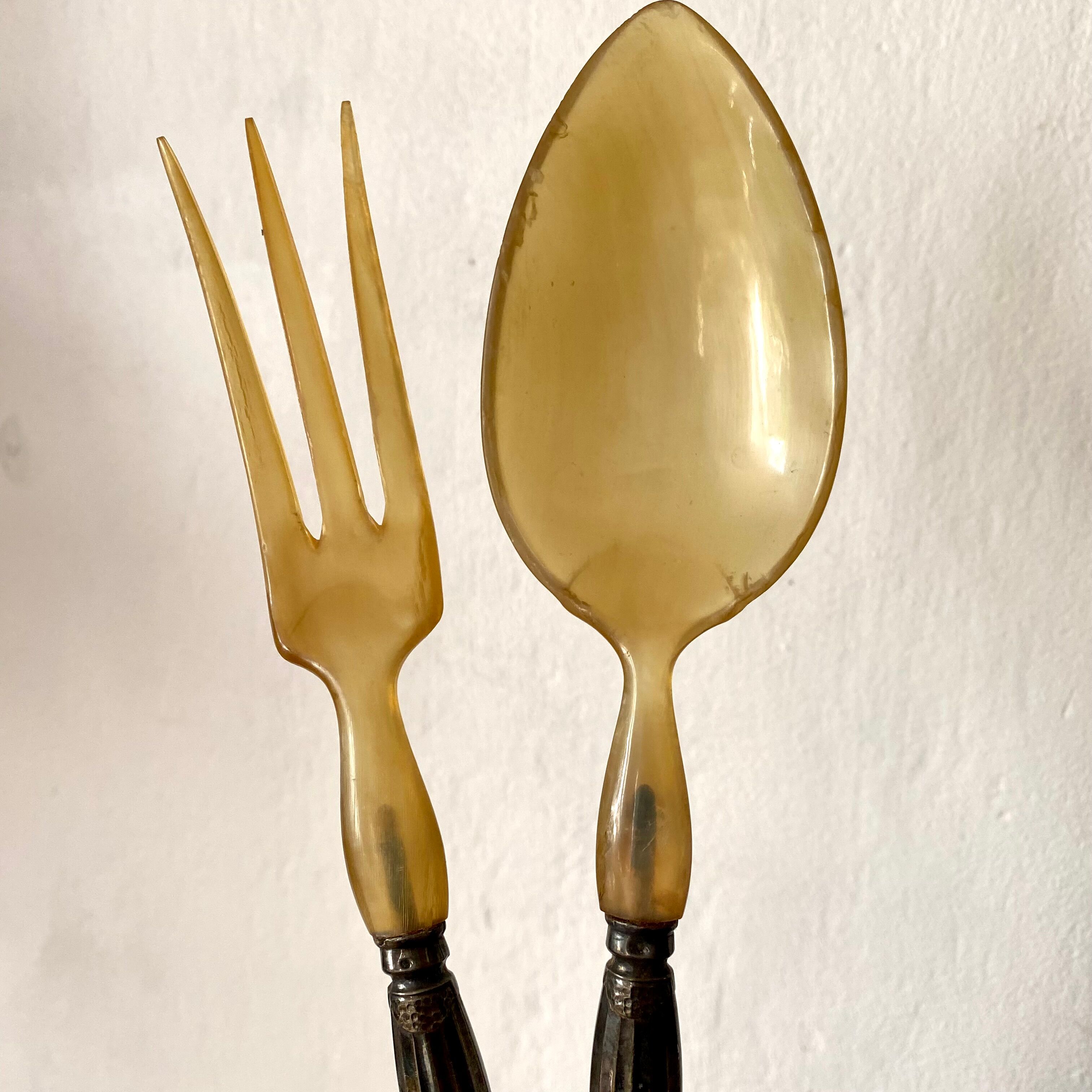 Antique salad cutlery