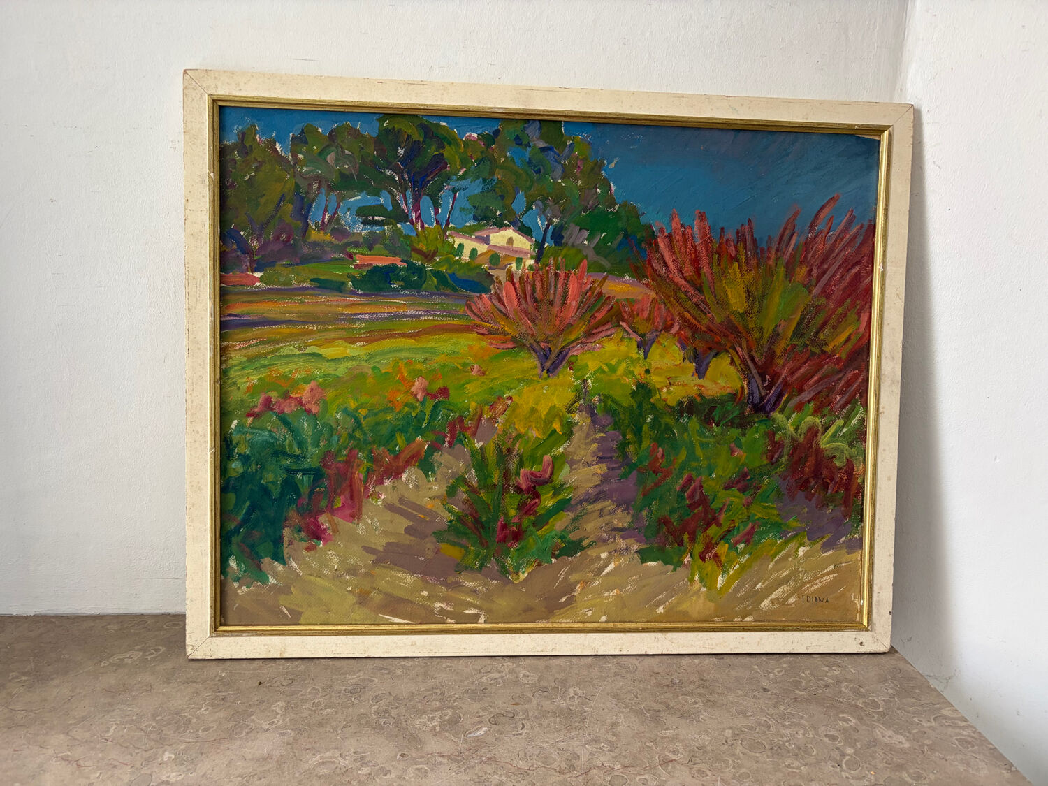 Southern landscape signed by Diana