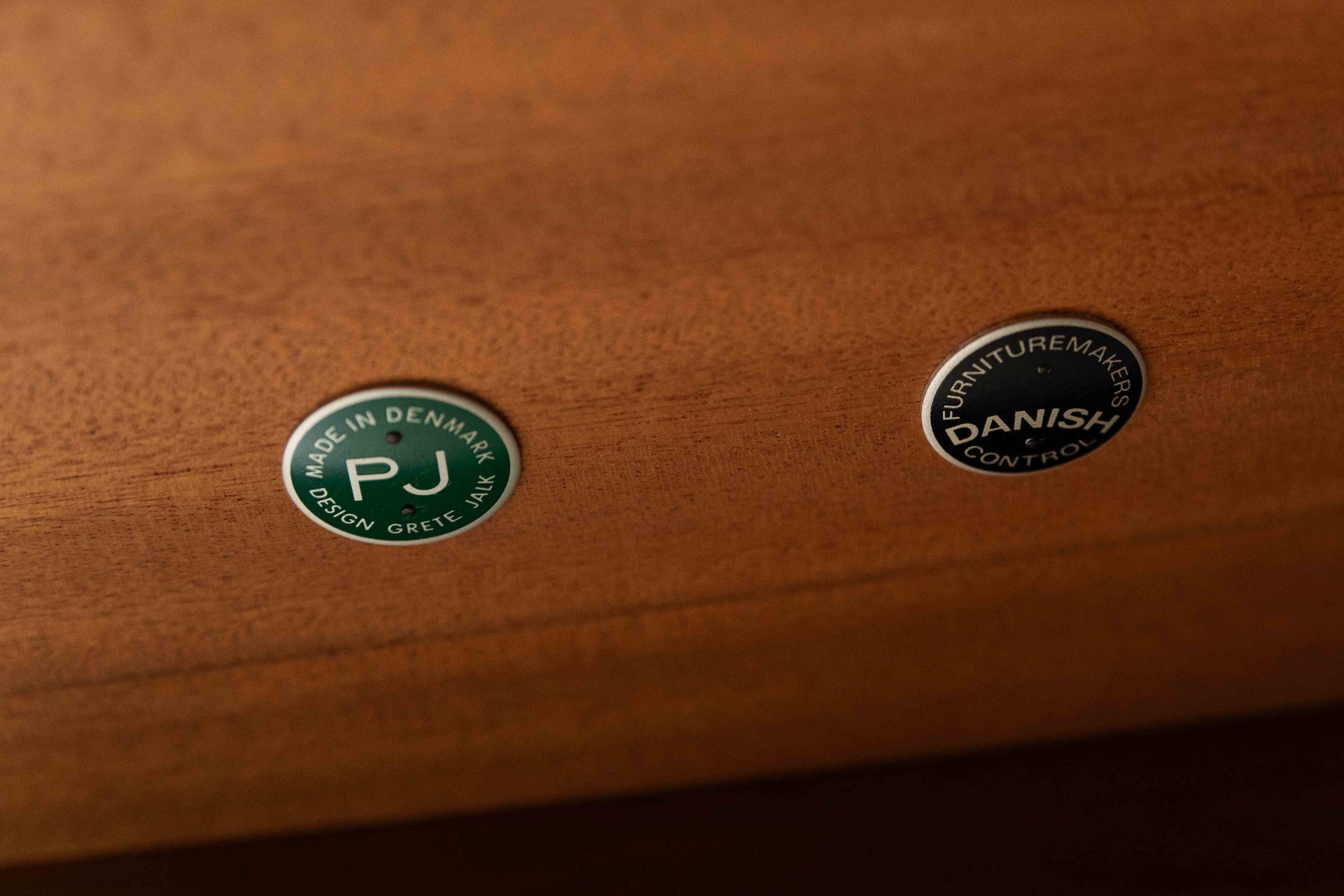 Large dining table by Grete Jalk