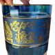 Set of 5 Val Saint Lambert Crystal Glasses Renaissance Style H14cm
