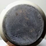 Fine earthenware pitcher with blue decoration, attributed to Saint-Uze, 19th century.