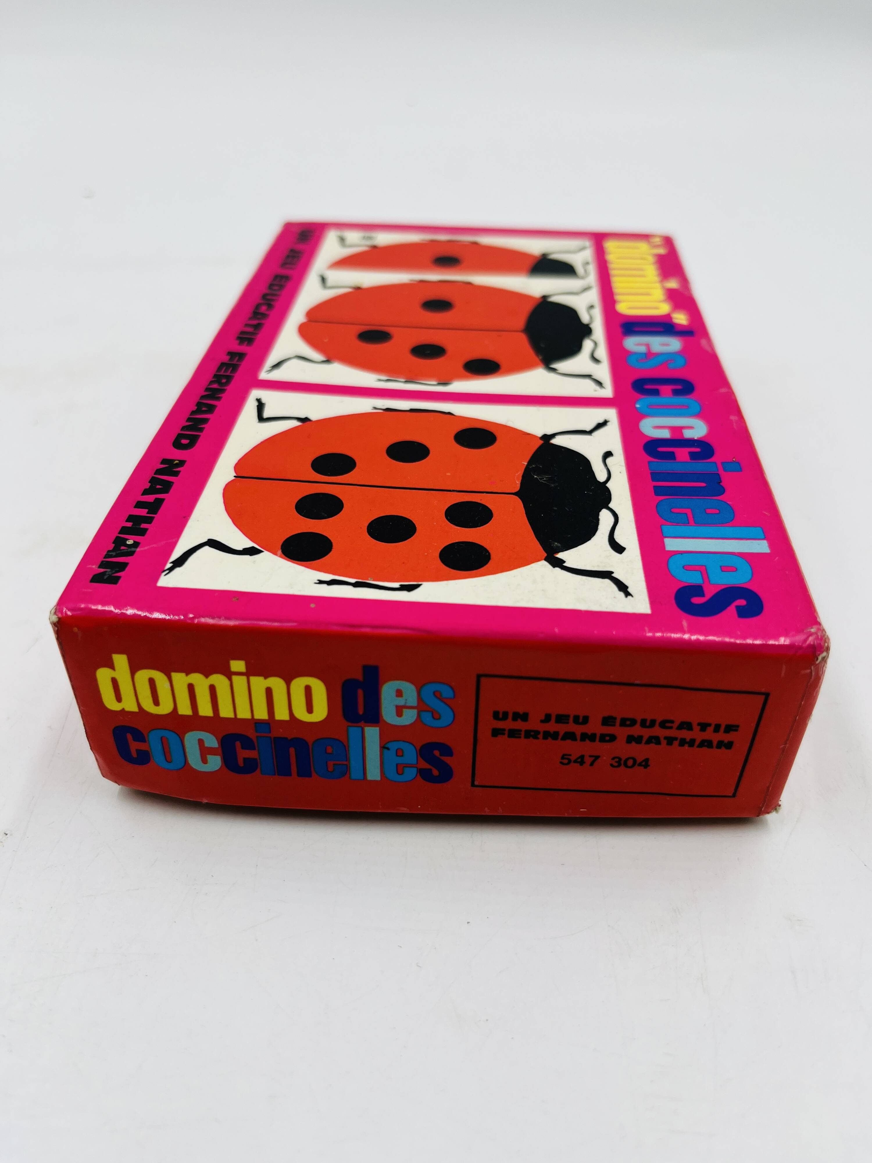 Ladybird dominoes Fernand Nathan vintage educational game