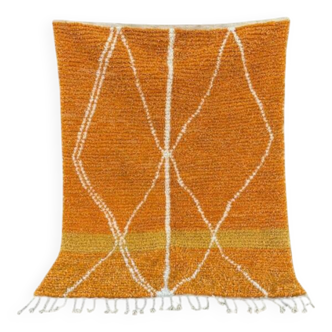 Tapis beni ouarain traditionnel fait main