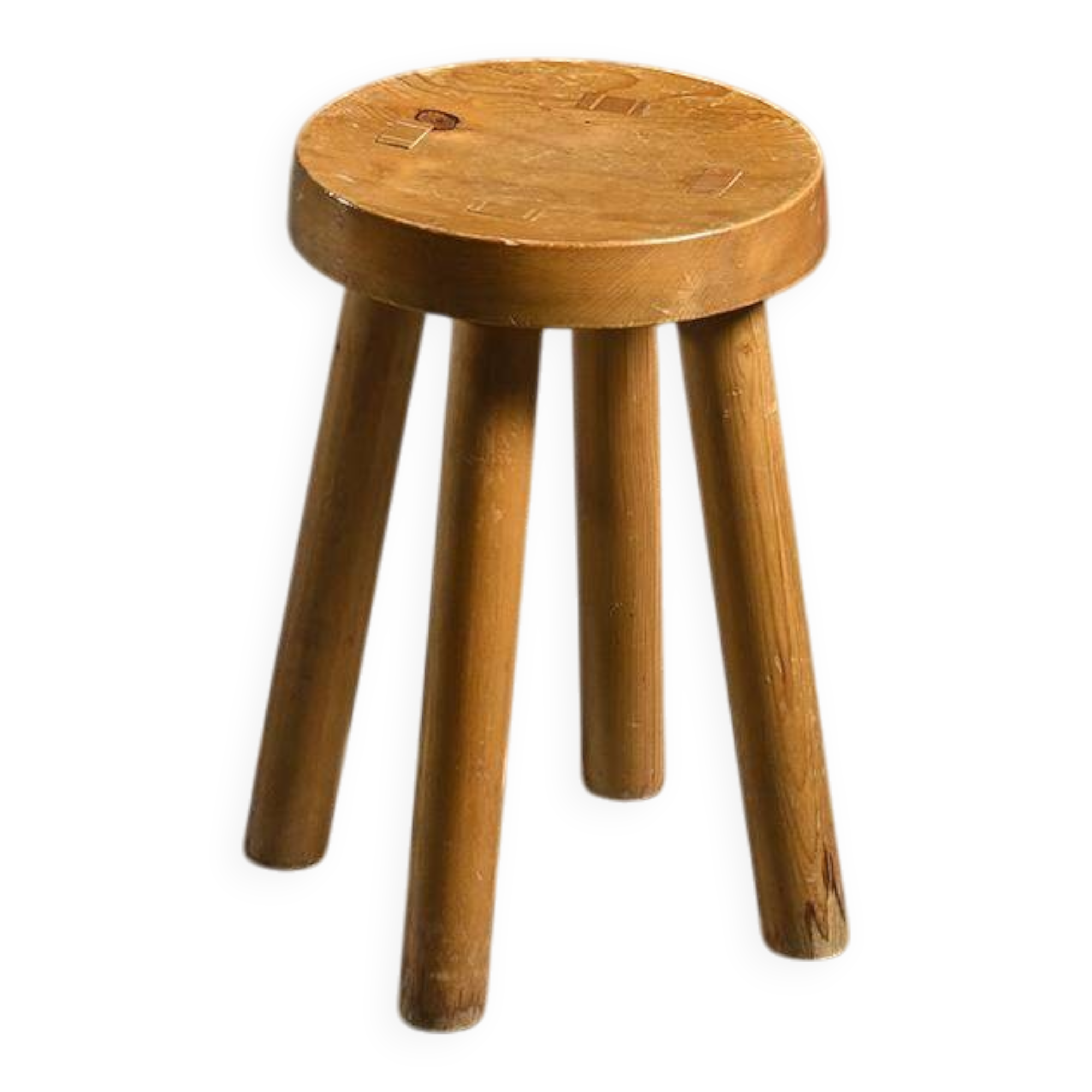 Tabouret par Charlotte Perriand pour les Arcs 1600, vers 1965
