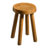 Tabouret par Charlotte Perriand pour les Arcs 1600, vers 1965