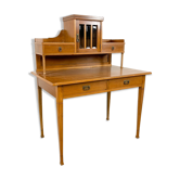 Antique french walnut wooden ladies writing desk