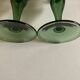 Pair of blown glass candlesticks 1960