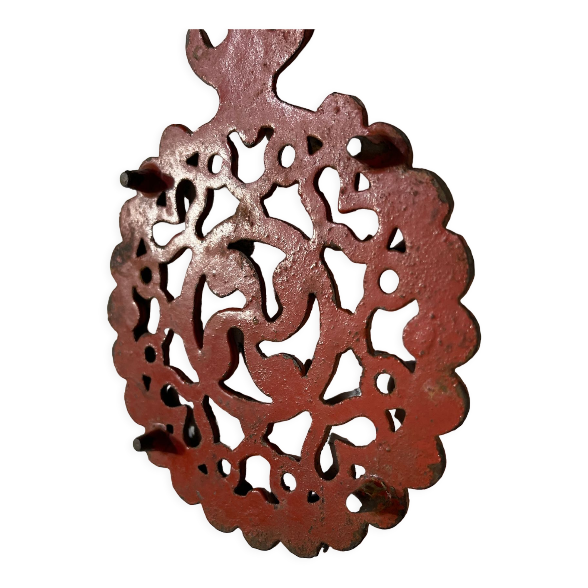 Cast iron flat trivet