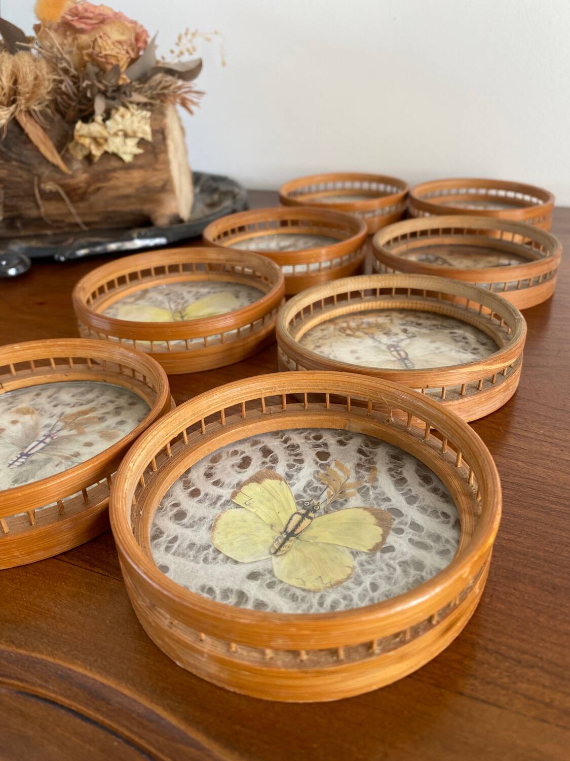 Butterfly coasters, 1970s